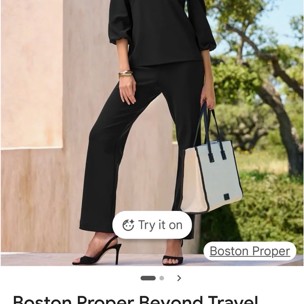 Black Boston Proper Pants